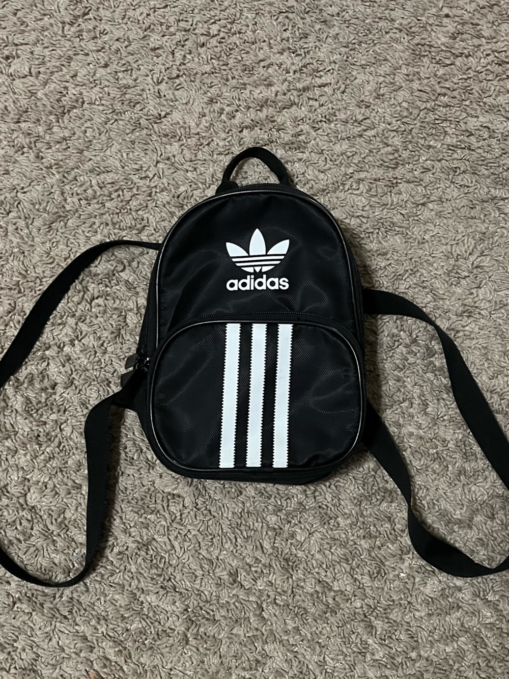 Women's Adidas Originals Santiago Mini Backpack / Black White